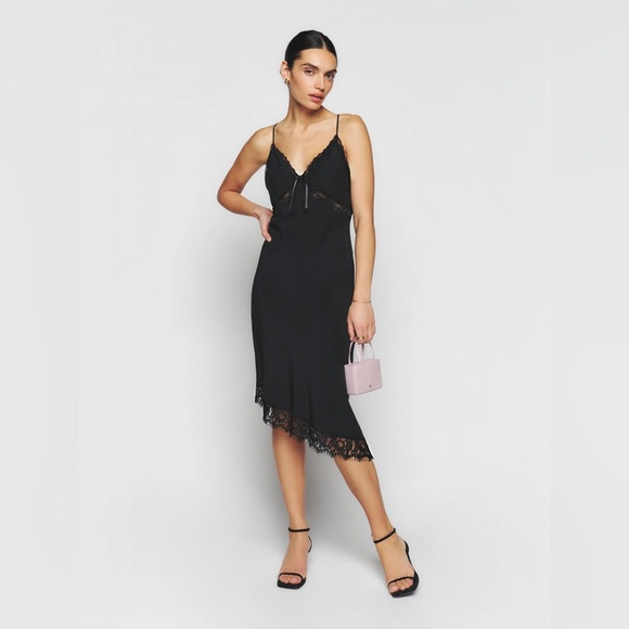 Reformation Milania Silk Dress - Picture 1 of 7